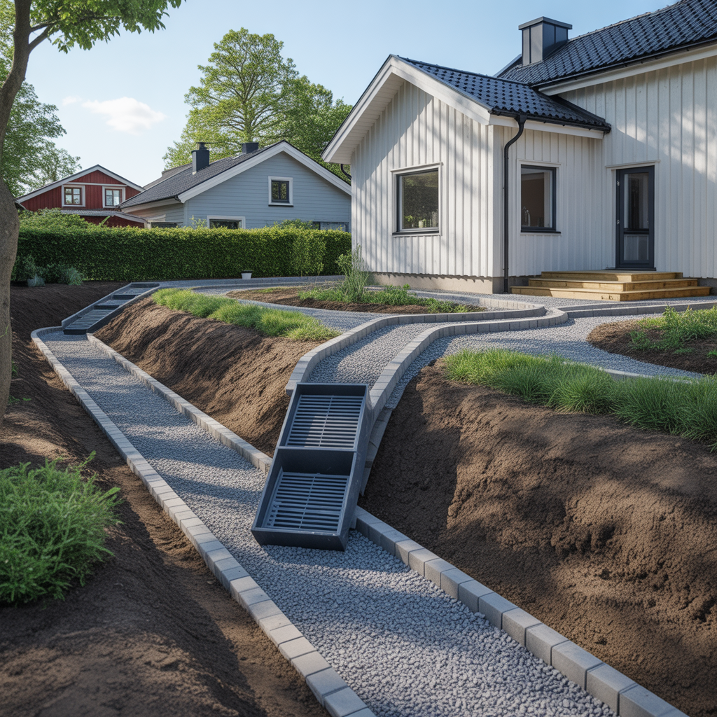 1.Hur installerar du en effektiv dagvattenhantering for din tomt