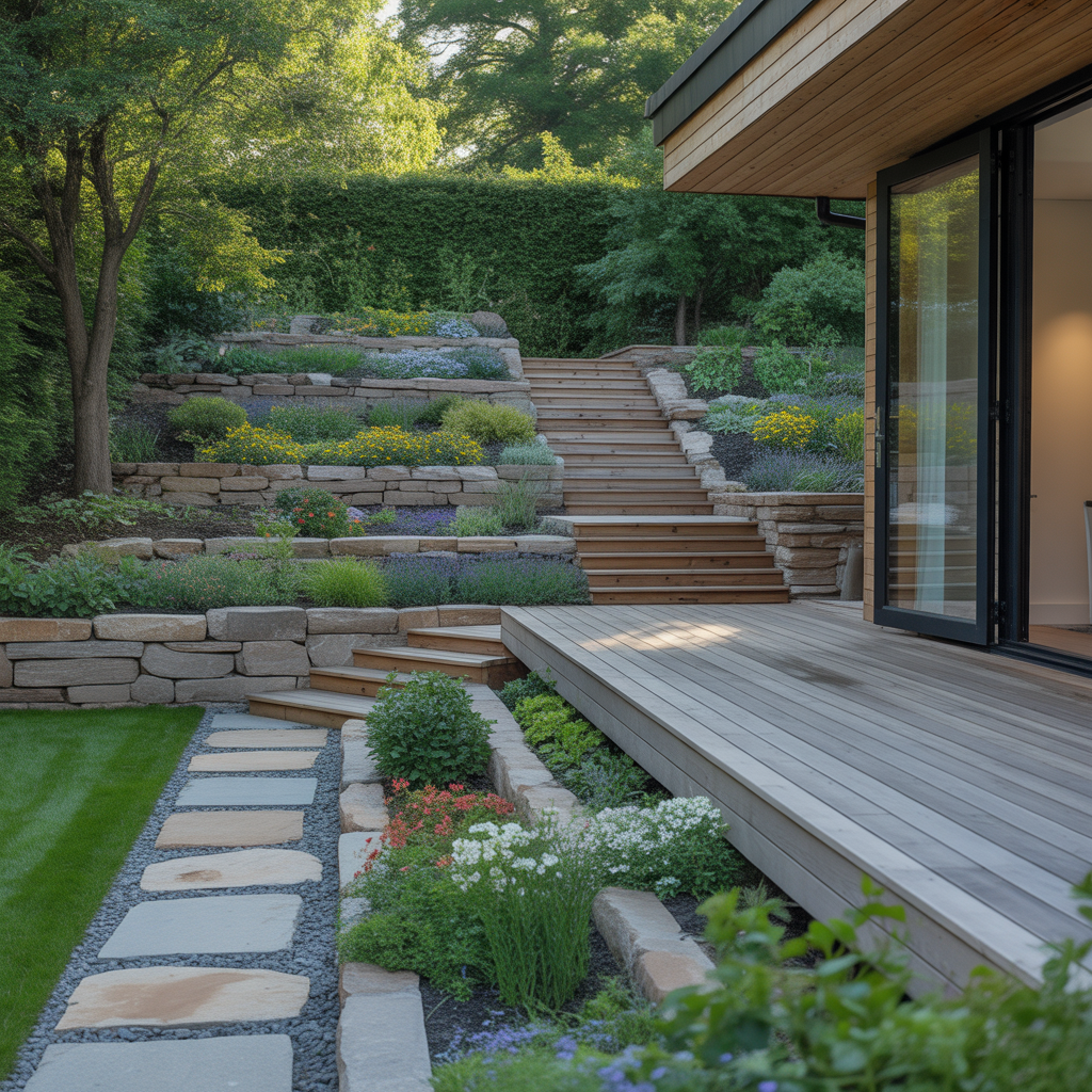 10.Hur skapar du en harmonisk tradgard med hjalp av olika nivaer