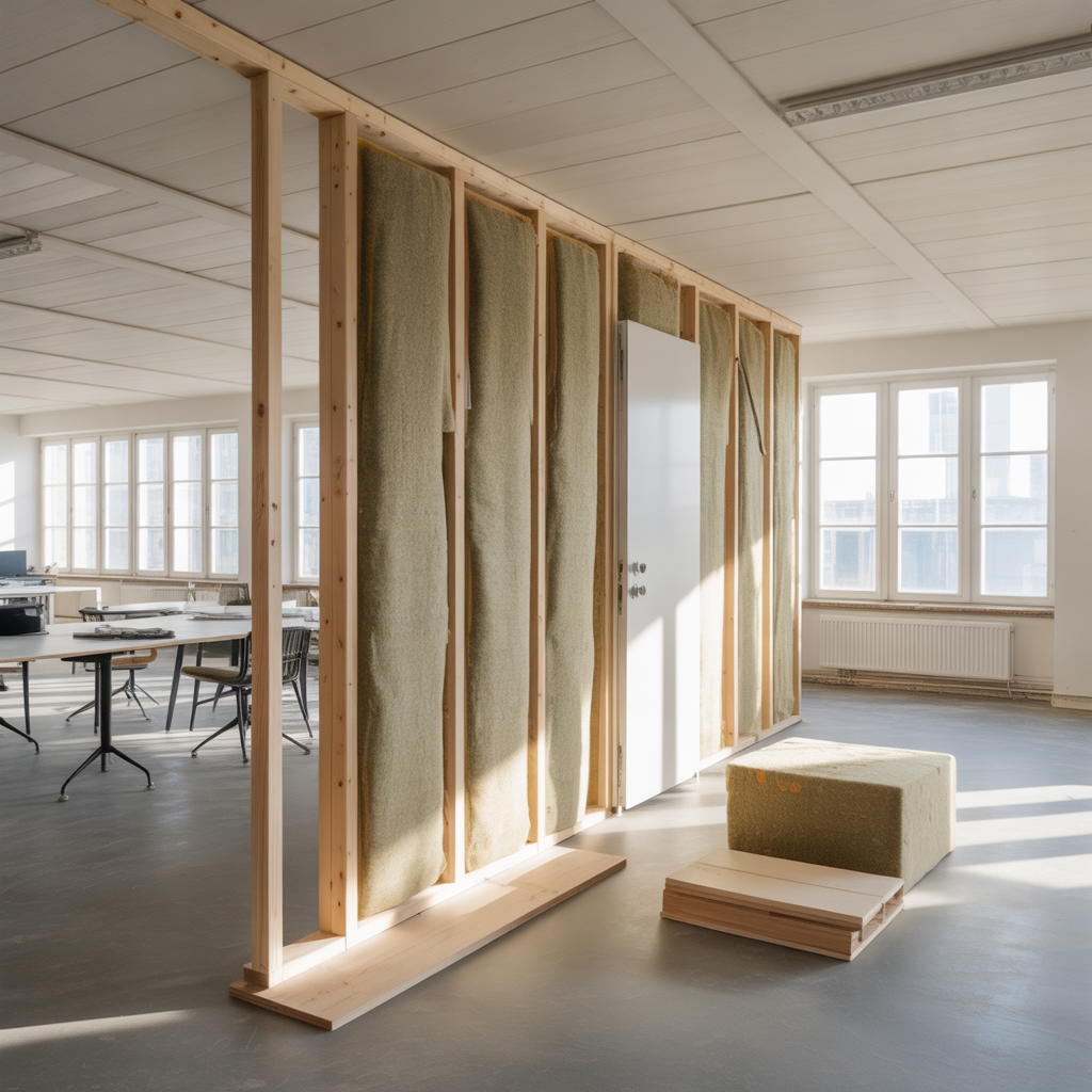 12.Hur bygger du en ljudisolerad vagg i ett oppet kontorslandskap