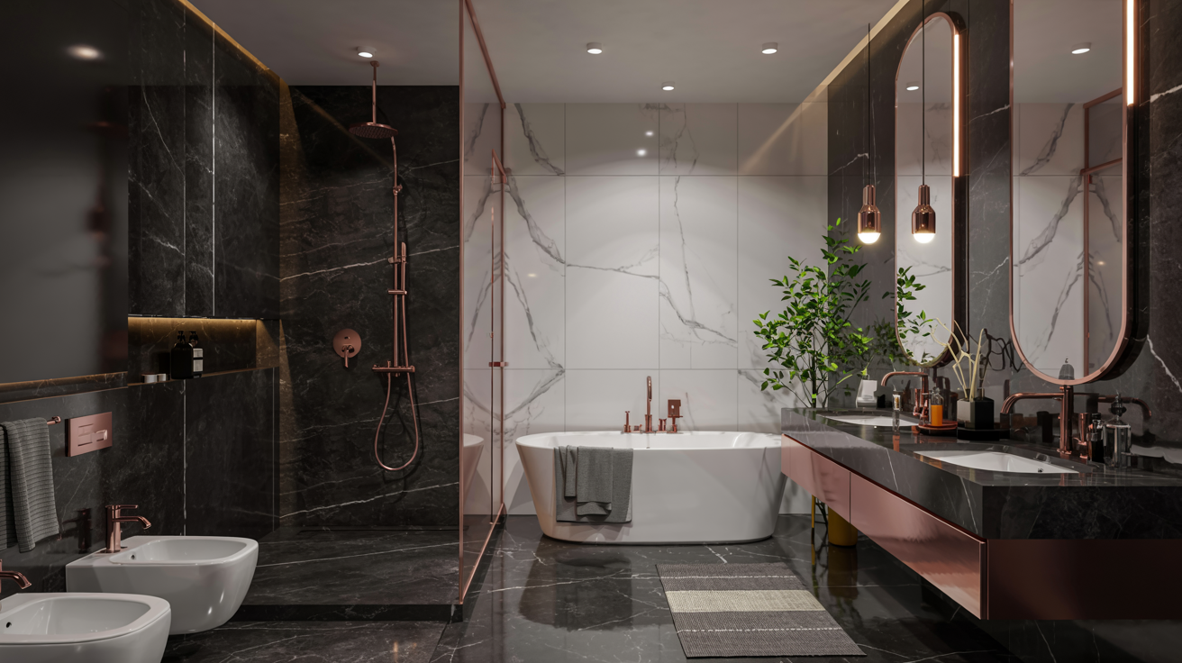 badrum black marble